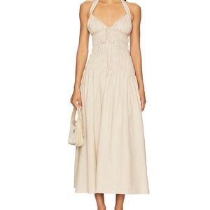 Tularosa - Liya Midi Dress (Natural)